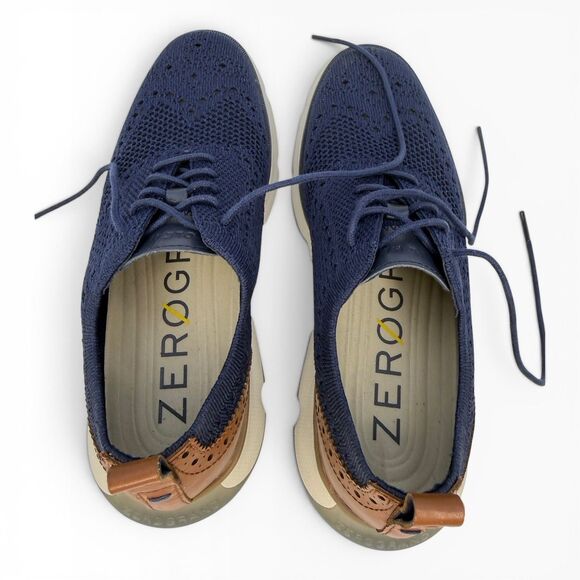 Cole Haan 4.ZEROGRAND Stitchlite Wingtip Oxford Mens 7M Navy C36418 main image 5